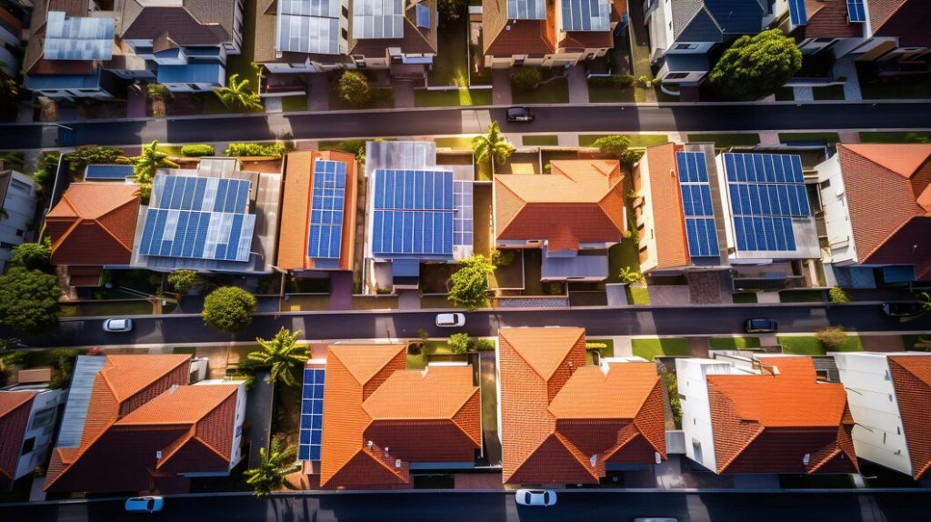 comunidad de vecinos con placas solares